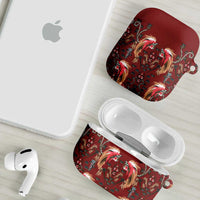 Oxblood Bird of Batik Papua AirPods Case Exotic Natural Wealth of Papua - Polynesian Pride