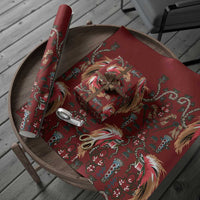 Oxblood Bird of Batik Papua Wrapping Paper Exotic Natural Wealth of Papua - Polynesian Pride