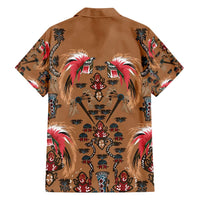 Terracotta Bird of Batik Papua Family Matching Puletasi and Hawaiian Shirt Exotic Natural Wealth of Papua LT9 - Polynesian Pride