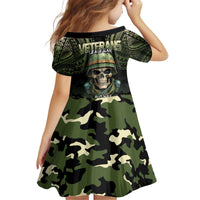 Veterans Day Kid Short Sleeve Dress War Never Leaves A Veteran Proud Military