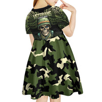 Veterans Day Kid Short Sleeve Dress War Never Leaves A Veteran Proud Military