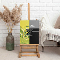 Custom Cricket AUNZ Spirit Canvas Wall Art Aussie New Zealand Retro Edition - Polynesian Pride