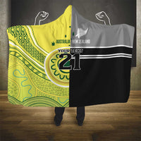 Custom Cricket AUNZ Spirit Hooded Blanket Aussie New Zealand Retro Edition - Polynesian Pride