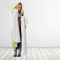 Custom Cricket AUNZ Spirit Hooded Blanket Aussie New Zealand Retro Edition - Polynesian Pride