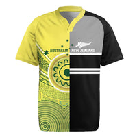 Custom Cricket AUNZ Spirit Rugby Jersey Aussie New Zealand Retro Edition - Polynesian Pride