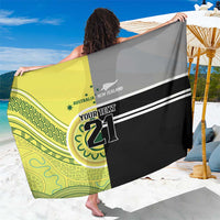 Custom Cricket AUNZ Spirit Sarong Aussie New Zealand Retro Edition - Polynesian Pride