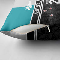 Custom NZ Cricket Pride Pillow Cover Silver Fern Fan Supporter Apparel - Polynesian Pride