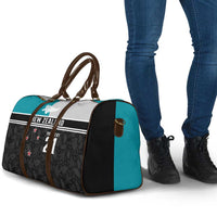 Custom NZ Cricket Pride Travel Bag Silver Fern Fan Supporter Apparel - Polynesian Pride