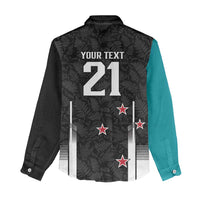 Custom NZ Cricket Pride Women Casual Shirt Silver Fern Fan Supporter Apparel - Polynesian Pride