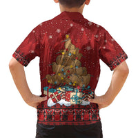 Funny Kiwi Bird Xmas Tree Family Matching Puletasi and Hawaiian Shirt New Zealand Tribal Christmas Spirit LT9 - Polynesian Pride