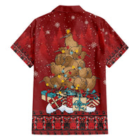 Funny Kiwi Bird Xmas Tree Family Matching Puletasi and Hawaiian Shirt New Zealand Tribal Christmas Spirit - Polynesian Pride