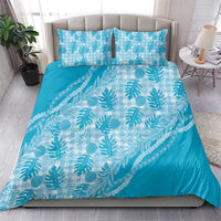 Hawaii Breadfruit Palaka Bedding Set Polu Maile Lei - Polynesian Pride