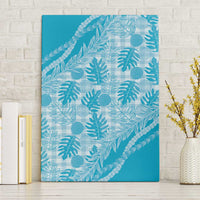 Hawaii Breadfruit Palaka Canvas Wall Art Polu Maile Lei - Polynesian Pride