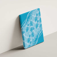 Hawaii Breadfruit Palaka Canvas Wall Art Polu Maile Lei - Polynesian Pride