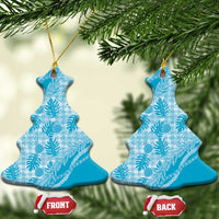 Hawaii Breadfruit Palaka Ceramic Ornament Polu Maile Lei - Polynesian Pride