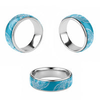 Hawaii Breadfruit Palaka Classic Ring Polu Maile Lei - Polynesian Pride