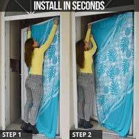 Hawaii Breadfruit Palaka Door Cover Polu Maile Lei - Polynesian Pride