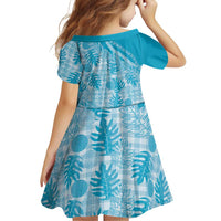 Hawaii Breadfruit Palaka Family Matching Tank Maxi Dress and Hawaiian Shirt Polu Maile Lei - Polynesian Pride