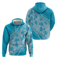 Hawaii Breadfruit Palaka Hoodie Polu Maile Lei - Polynesian Pride