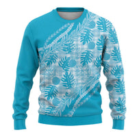 Hawaii Breadfruit Palaka Ugly Christmas Sweater Polu Maile Lei - Polynesian Pride