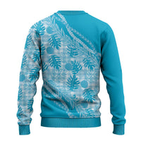 Hawaii Breadfruit Palaka Ugly Christmas Sweater Polu Maile Lei - Polynesian Pride