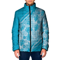 Hawaii Breadfruit Palaka Padded Jacket Polu Maile Lei - Polynesian Pride