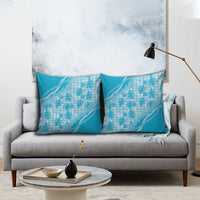 Hawaii Breadfruit Palaka Pillow Cover Polu Maile Lei - Polynesian Pride