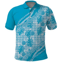 Hawaii Breadfruit Palaka Polo Shirt Polu Maile Lei - Polynesian Pride