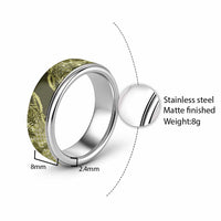 Hawaii Breadfruit Palaka Classic Ring Omaomao Maile Lei - Polynesian Pride