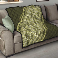 Hawaii Breadfruit Palaka Quilt Omaomao Maile Lei - Polynesian Pride