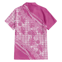 Hawaii Breadfruit Palaka Family Matching Off Shoulder Maxi Dress and Hawaiian Shirt Omaomao Ulaula Maile Lei LT9 - Polynesian Pride
