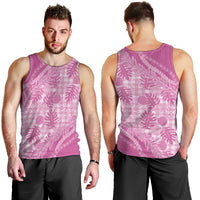 Hawaii Breadfruit Palaka Men Tank Top Omaomao Ulaula Maile Lei - Polynesian Pride