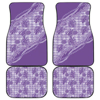 Hawaii Breadfruit Palaka Car Mats Poni Maile Lei - Polynesian Pride