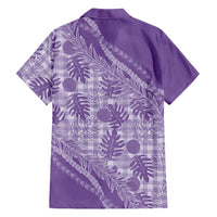 Hawaii Breadfruit Palaka Family Matching Summer Maxi Dress and Hawaiian Shirt Poni Maile Lei - Polynesian Pride