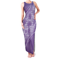 Hawaii Breadfruit Palaka Family Matching Tank Maxi Dress and Hawaiian Shirt Poni Maile Lei - Polynesian Pride