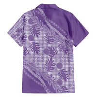 Hawaii Breadfruit Palaka Hawaiian Shirt Poni Maile Lei - Polynesian Pride