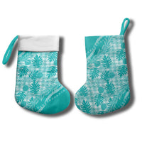 Hawaii Breadfruit Palaka Christmas Stocking Polu Opal Maile Lei - Polynesian Pride