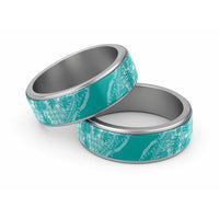 Hawaii Breadfruit Palaka Classic Ring Polu Opal Maile Lei - Polynesian Pride