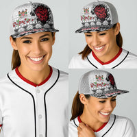 Fiji Heart Tribal Personalised Baseball Net Cap Polynesian Patterns LT9 - Polynesian Pride