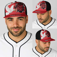 Tonga Heart Tribal Personalised Baseball Net Cap Polynesian Patterns