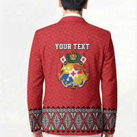 Tonga Heart Tribal Personalised Blazer Polynesian Patterns