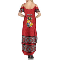Tonga Heart Tribal Personalised Summer Maxi Dress Polynesian Patterns LT9 - Polynesian Pride