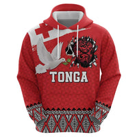 Tonga Heart Tribal Personalised Zip Hoodie Polynesian Patterns LT9 - Polynesian Pride