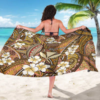 Personalised Hawaii Tribal Humpback Whale Sarong Melemele Hibiscus Seamless Pattern