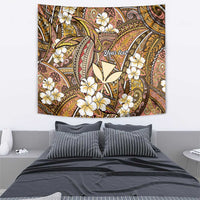 Personalised Hawaii Tribal Humpback Whale Tapestry Melemele Hibiscus Seamless Pattern