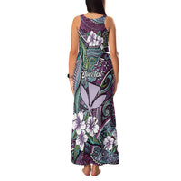 Personalised Hawaii Tribal Humpback Whale Family Matching Tank Maxi Dress and Hawaiian Shirt Poni Hibiscus Seamless Pattern LT9 - Polynesian Pride