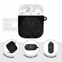 Queensland Maori Rugby Nga Hau e Wha AirPods Case Black Motif - Polynesian Pride