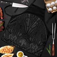 Queensland Maori Rugby Nga Hau e Wha Apron Black Motif - Polynesian Pride