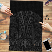 Queensland Maori Rugby Nga Hau e Wha Puzzle Black Motif - Polynesian Pride