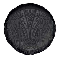 Queensland Maori Rugby Nga Hau e Wha Spare Tire Cover Black Motif